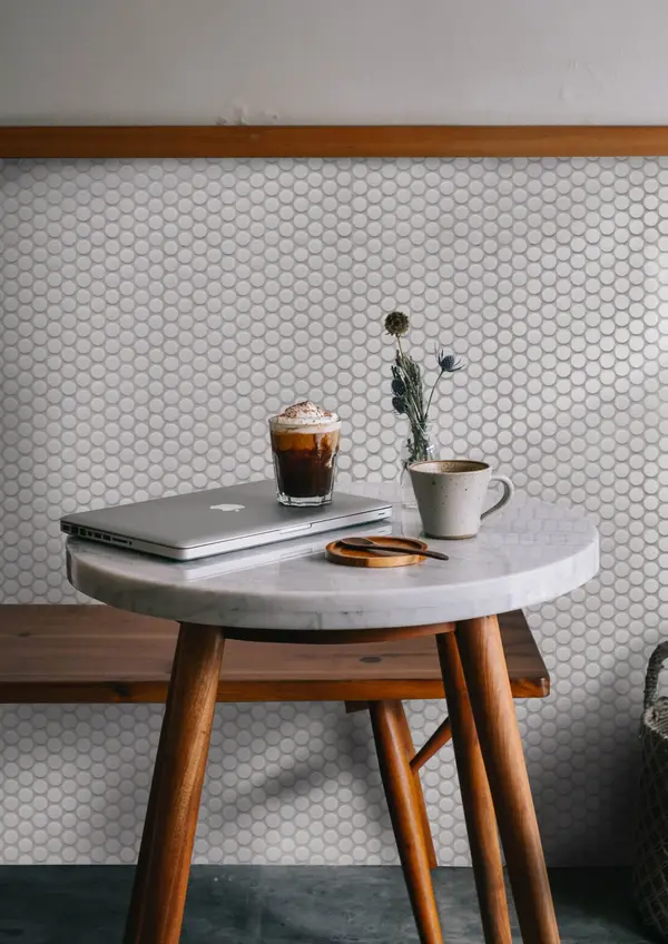Penny White Matt & Gloss Tile Design in Australia