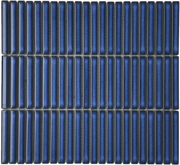 Finger Navy Stack Gloss Tile Design in Australia